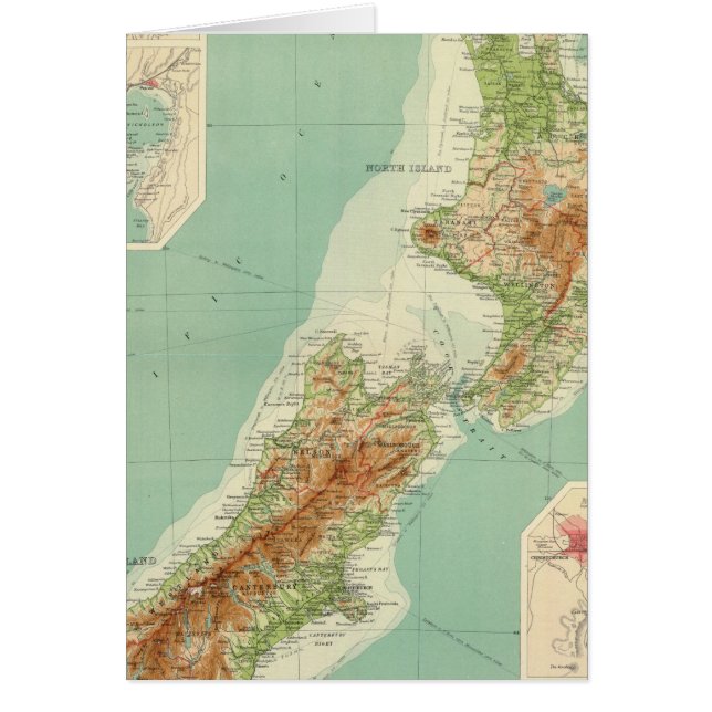 New Zealand Atlas Map (Front)