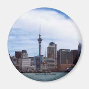 New Zealand: Auckland cityscape Magnet