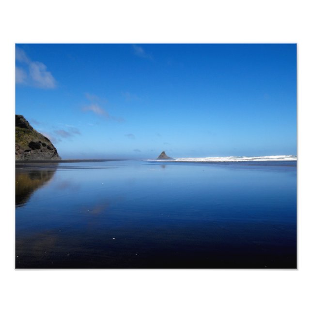 New Zealand Auckland Karekare Beach Photo Print (Front)