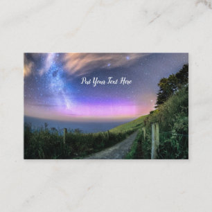 New Zealand Aurora   Dunedin NZ   Southern Lights Business Card