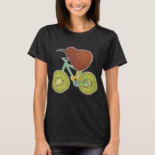 New Zealand Bicycle Design for Kiwi Fruit Lovers T-Shirt