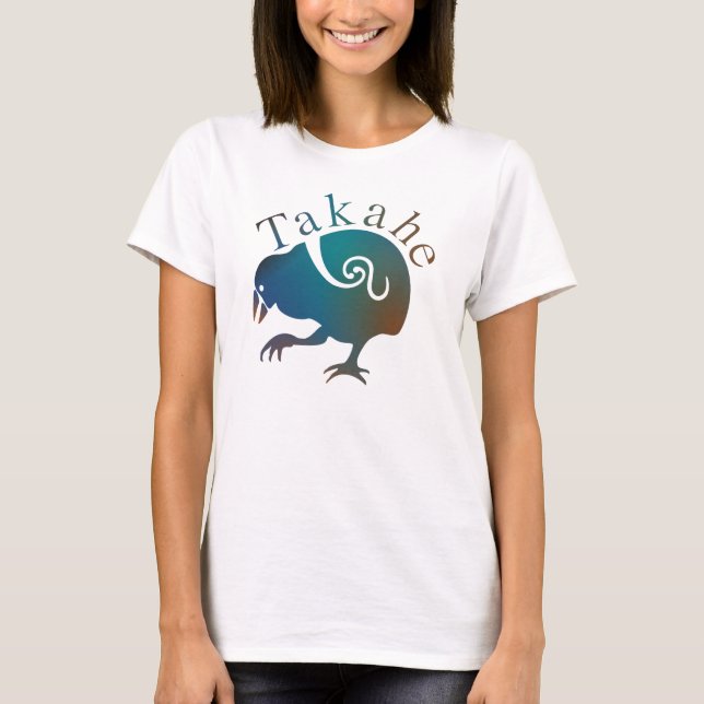 New Zealand Bird TAKAHE T-Shirt (Front)
