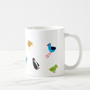New Zealand Birds Coffee Mug