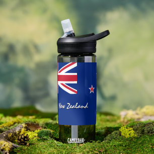 New Zealand bottle, patriotic New Zealand Flag Water Bottle