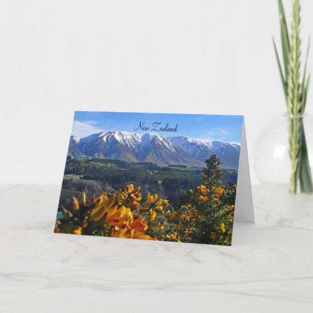 New Zealand, breathtaking scenery, Card (Front)