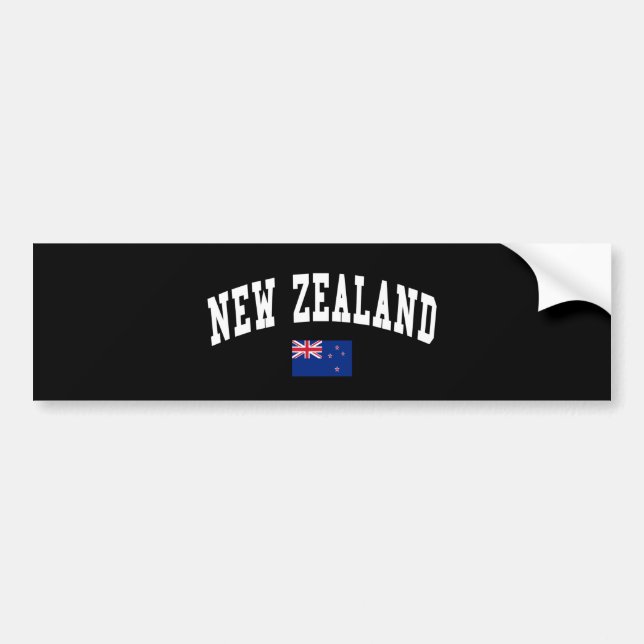 NEW ZEALAND BUMPER STICKER (Front)