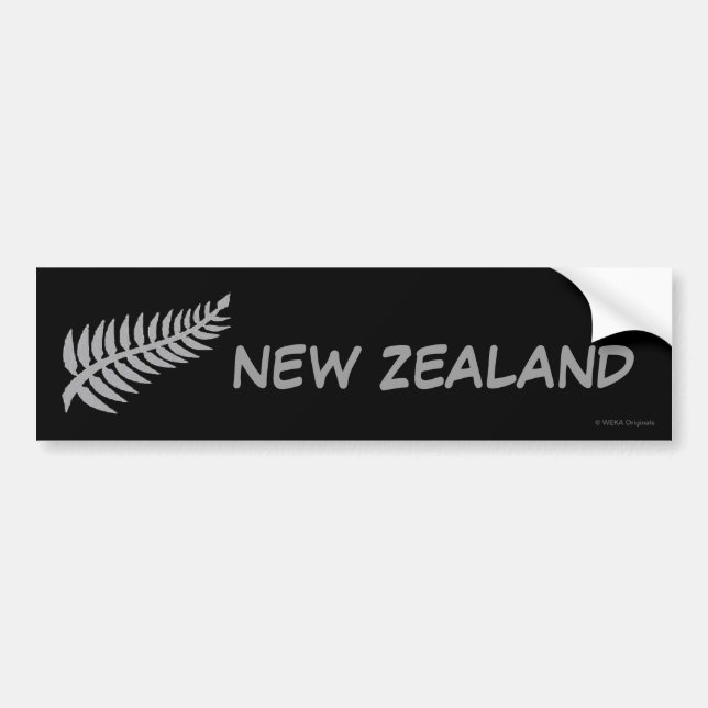 NEW ZEALAND Bumper Sticker (Front)