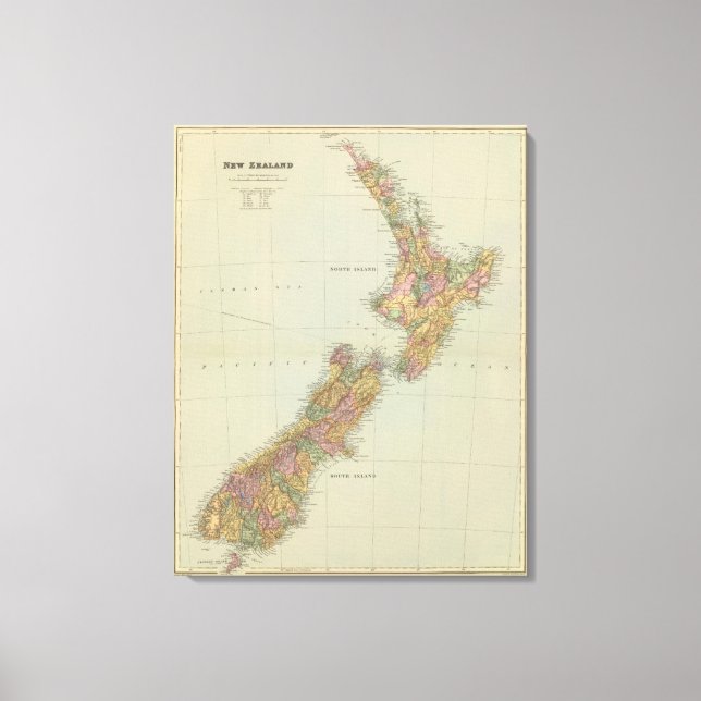 New Zealand Canvas Print (Front)