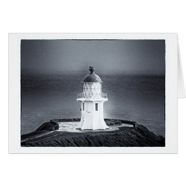 New Zealand - Cape Reinga Lighthouse, Holiday Card (Front Horizontal)