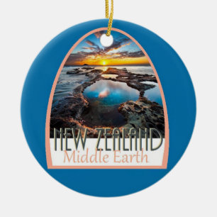 NEW ZEALAND CERAMIC TREE DECORATION