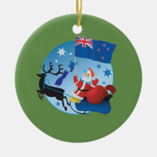 new zealand christmas ceramic tree decoration