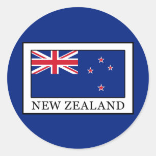 New Zealand Classic Round Sticker