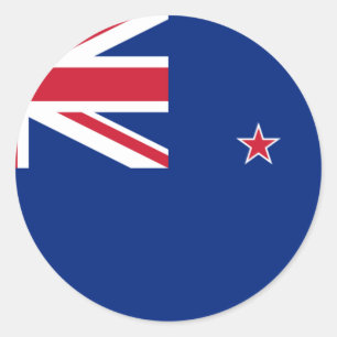 new zealand classic round sticker
