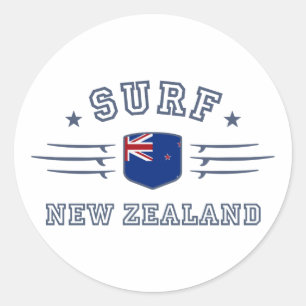 New Zealand Classic Round Sticker