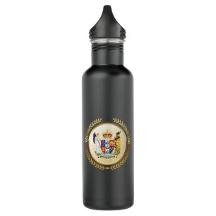 New Zealand Coat of Arms 710 Ml Water Bottle