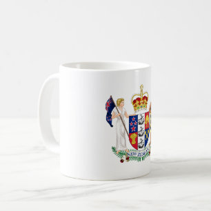 New Zealand country coat arms symbol emblem Coffee Mug