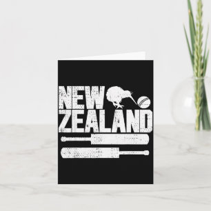 New Zealand Cricket (mr Kiwi And Mr Ball) Card