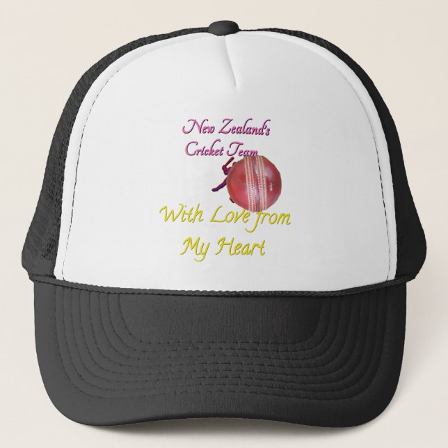  New Zealand cricket player fun Trucker Hat (Front)