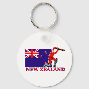 New Zealand Cricket Player Key Ring