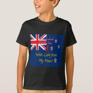 New Zealand Cricket Team: Love From My Heart Art T-Shirt