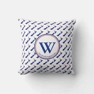 NEW ZEALAND Custom Monogram Add Your Name Cushion