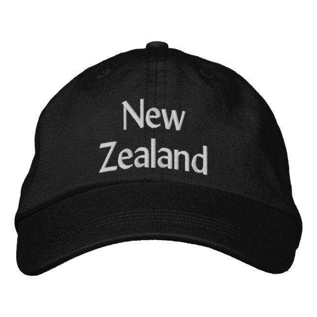 New Zealand Embroidered Cap (Front)
