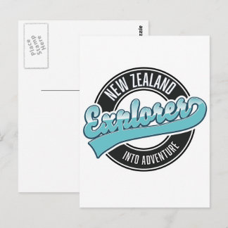 New Zealand explorer Postcard