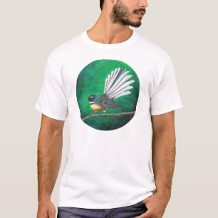 New Zealand fantail bird (piwakawaka) - T-Shirt