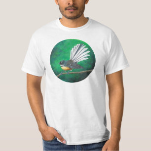 New Zealand fantail bird (piwakawaka) - T-Shirt