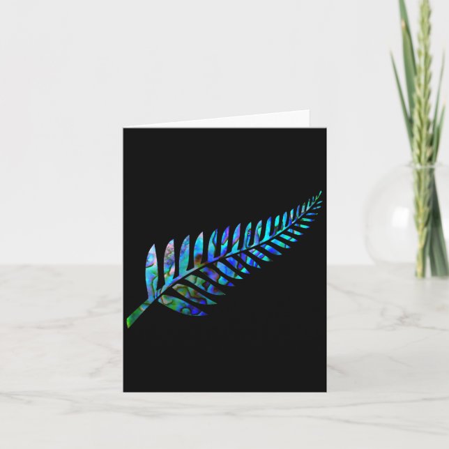 New Zealand Fern  Card (Front)
