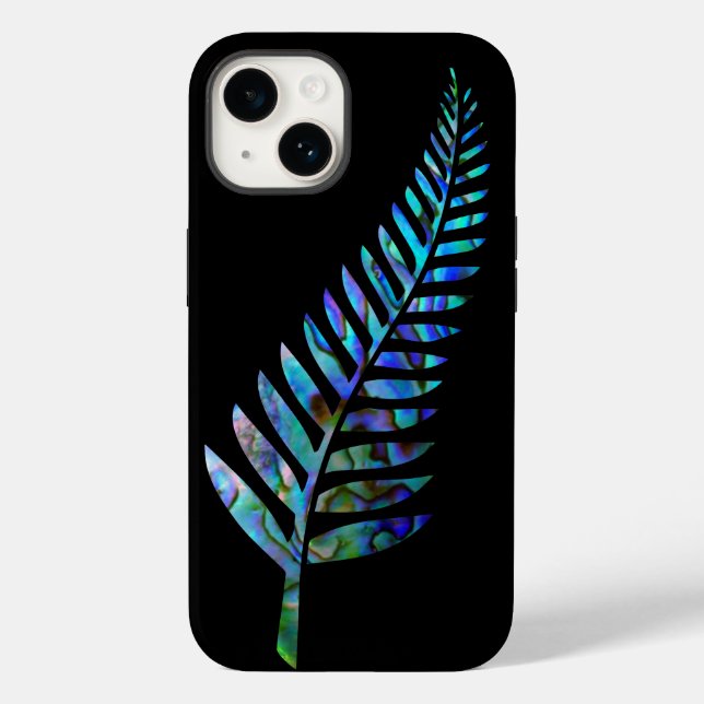 NEW ZEALAND FERN PAUA Case-Mate iPhone CASE (Back)