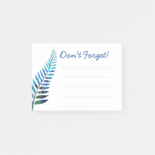 NEW ZEALAND FERN PAUA POST-IT NOTES