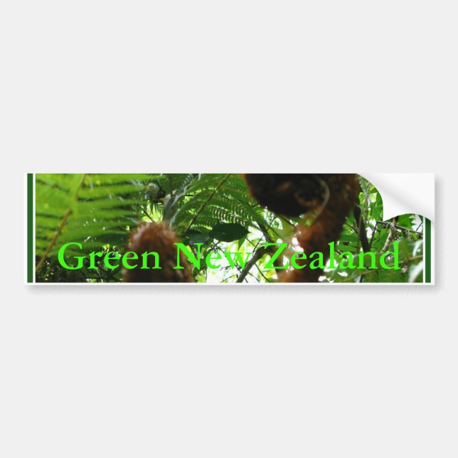 New Zealand FerNZ FroNZ Bumper Sticker (Front)