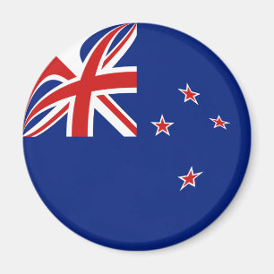New Zealand Fisheye Flag Magnet