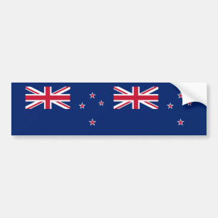 New Zealand Flag Bumper Sticker