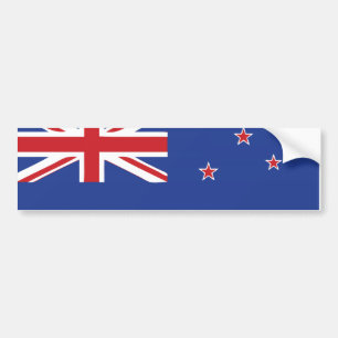 New Zealand Flag Bumper Sticker