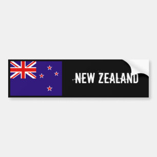 New Zealand flag bumper sticker 2