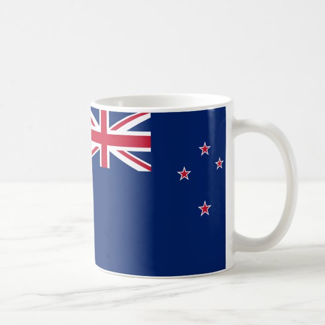 New Zealand Flag Ceramic Coffee Mug (Right)