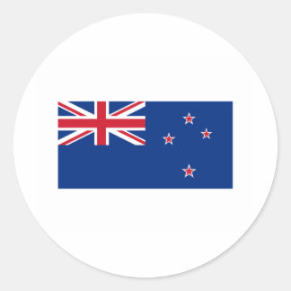 New Zealand FLAG International Classic Round Sticker