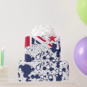 New Zealand FLAG KCALIMA effect by Masanser Wrapping Paper