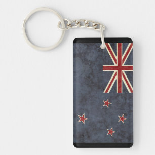 New Zealand Flag Key Chain Souvenir