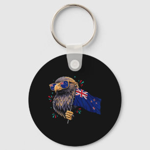 New Zealand Flag Key Ring