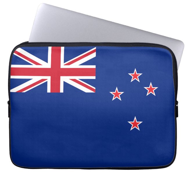 New Zealand flag Laptop Sleeve (Front)