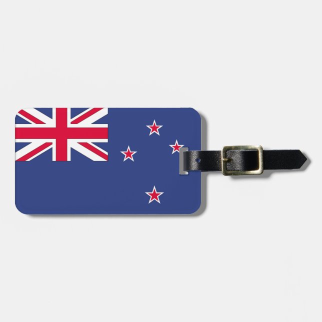 New Zealand Flag Luggage Tag (Front Horizontal)