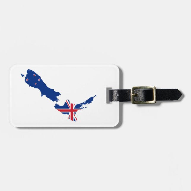 New Zealand Flag Luggage Tag (Front Horizontal)