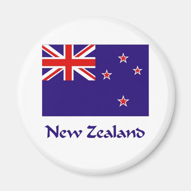 New Zealand Flag Magnet (Front)