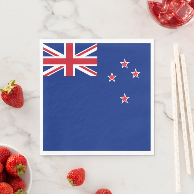 New Zealand flag Napkin (Insitu)