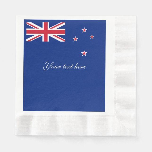 New Zealand flag Napkin (Front)