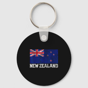 New Zealand Flag National Pride Roots Country Fami Key Ring