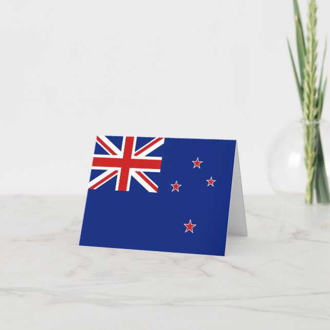 New Zealand Flag Notecard (Front)